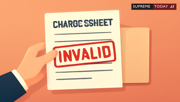 Legal Consequences of Vitiated and Illegal Charge Sheets in Disciplinary Proceedings