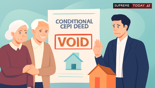 Can Section 23 Maintenance Act Void Conditional Gift Deeds for Non-Compliance?