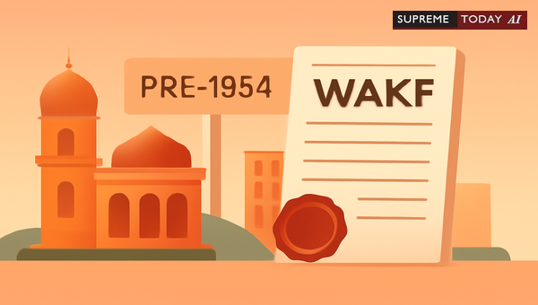 Can the Wakf Board Claim Ownership Rights on Properties Sold Before the 1954 Act?