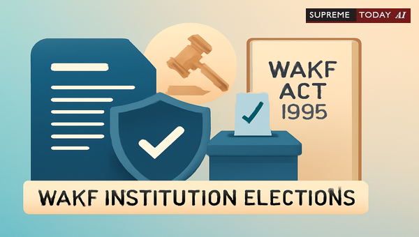 Applicability of the Model Code of Conduct to Wakf Institution Elections and Statutory Compliance