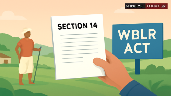 Section 14 WBLR Act 1955: Raiyat Land Conversion, Partition and Agricultural Usage Rights