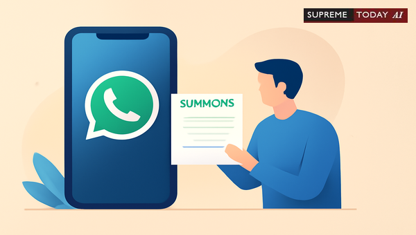 Supreme Court Ruling on WhatsApp Summons and Notices Service Validity Under BNSS 2023