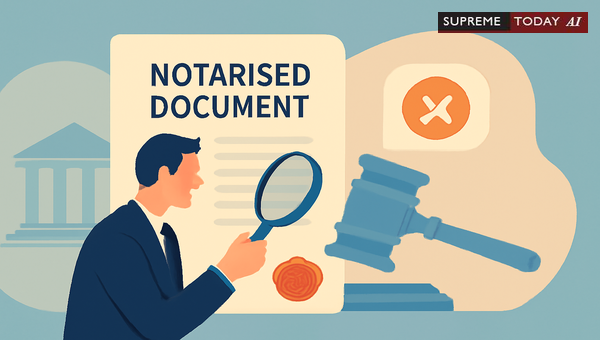 When Indian Courts Can Challenge the Validity of Notarised Legal Documents