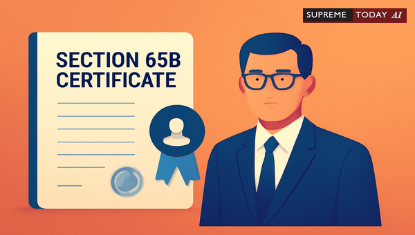 Who Can Issue a Section 65B Certificate under the Indian Evidence Act for Electronic Evidence?