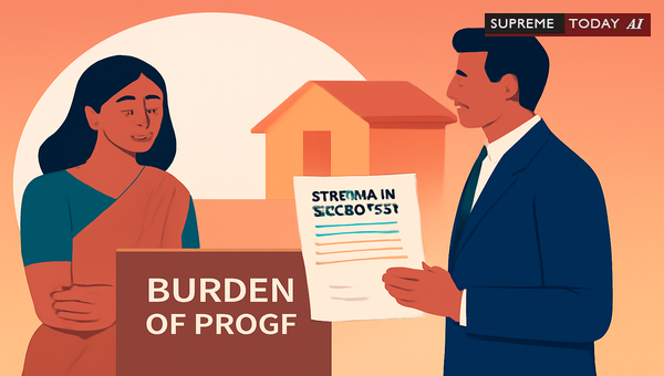 Proving Asset Ownership in Matrimonial Disputes: The Wife's Burden of Evidence