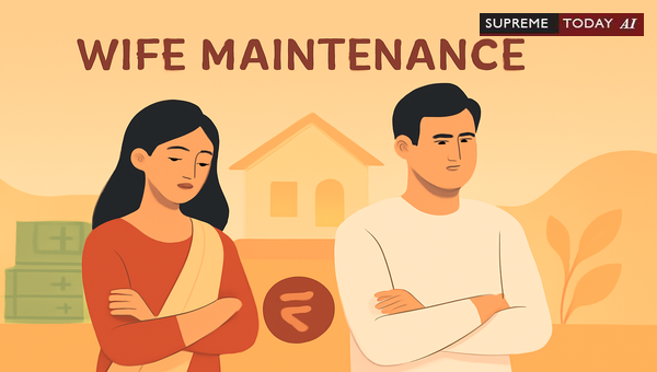 Wife Abandoning Matrimonial Home Without Cause: Does Section 125 CrPC Grant Maintenance Rights?