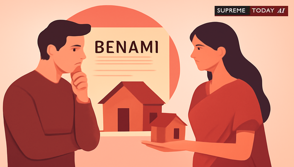 When is Property Bought in Wife's Name Benami Under Indian Property Law