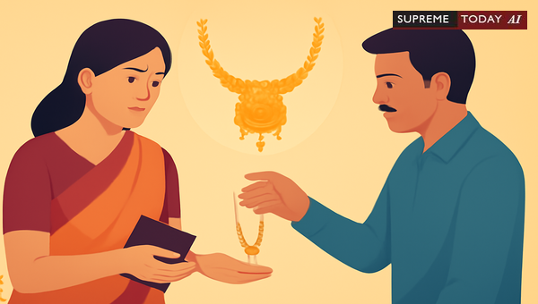 Wife's Legal Recourse for Recovery of Stridhan and Gold Ornaments from Husband