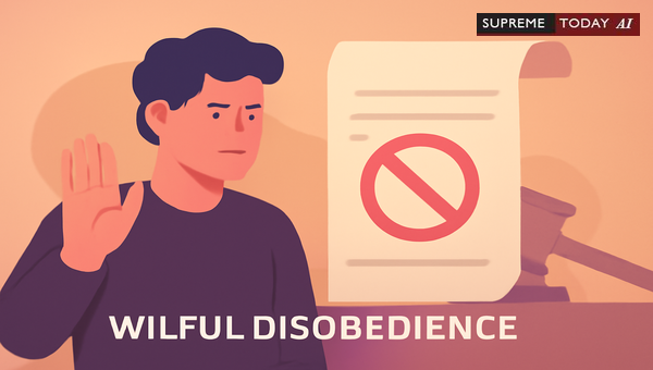 Distinguishing Accidental Non-Compliance from Wilful Disobedience in Contempt Proceedings