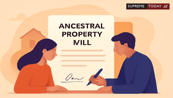 Making a Will for Ancestral Joint Property and the Legal Necessity of Partition