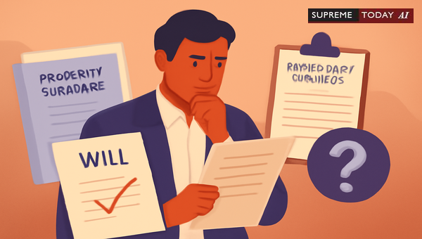 Will Validity: Missing Property Schedule, No Date, and Custody in Hands of Beneficiary