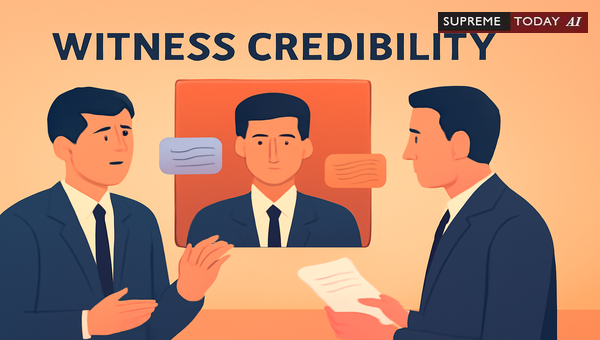 Admissibility Challenges: Witness Credibility and Improvisation of Statements at Trial
