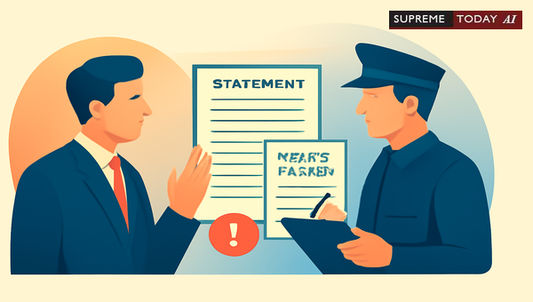 When Witnesses Deny Police Recorded Statements: Legal Consequences and Evidentiary Standards