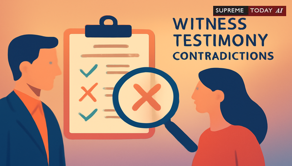 Admissibility of Witness Testimony: Handling Minor Contradictions in Indian Criminal Trials