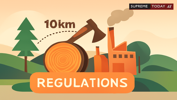 10km Distance Regulation for Wood-Based Industries Under 2016 MoEFCC Notification