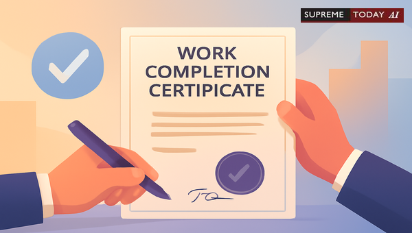 Work Completion Certificate Validity: Why It Is Not Conclusive Proof of Perfect Construction