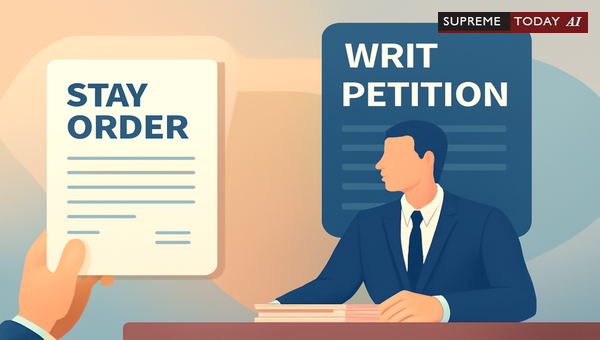 Writ Appeal Pendency Does Not Automatically Stay Writ Petition Proceedings