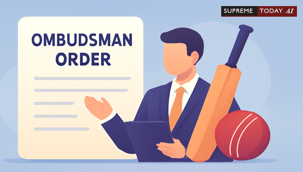 Maintainability of Writ Petitions Against Ombudsman Orders in State Cricket Associations