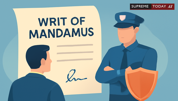 Using Writ of Mandamus to Compel Police FIR Registration and Prevent Harassment