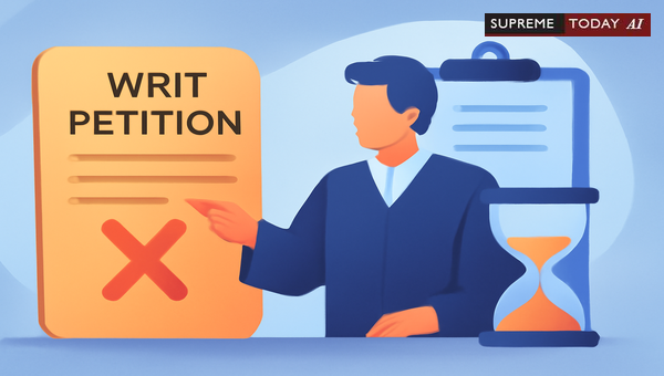 Writ Petition Dismissals Due to Inordinate Delay and Availability of Alternative Remedies