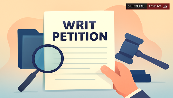 Deciding Writ Petition Maintainability as a Preliminary Issue: Procedural Discipline and Case Precedents