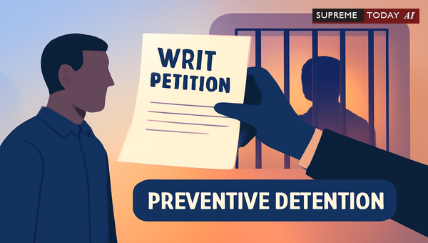 Maintainability of Writ Petitions Against Preventive Detention Orders at Pre-Execution Stage