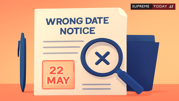 Wrong Notice Date in Plaint: Can Documentary Evidence Cure Drafting Errors?