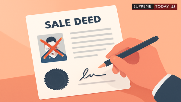 Does a Wrong Photograph or Father's Signature Invalidate a Registered Sale Deed?