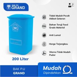 Tempat Sampah PU/Bak Sampah PU 200 Liter