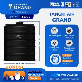 Tangki Toren Tandon Air Grand 5500 Liter