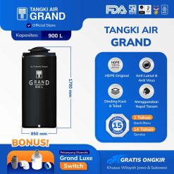 Tangki Toren Tandon Air Grand 900 Liter GTA