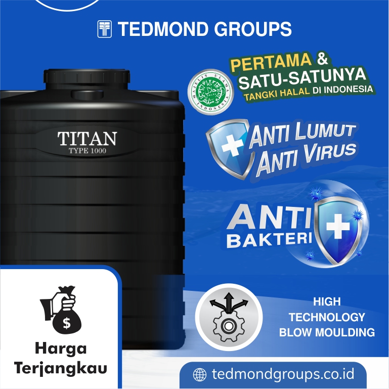 Tandon air anti lumut titan