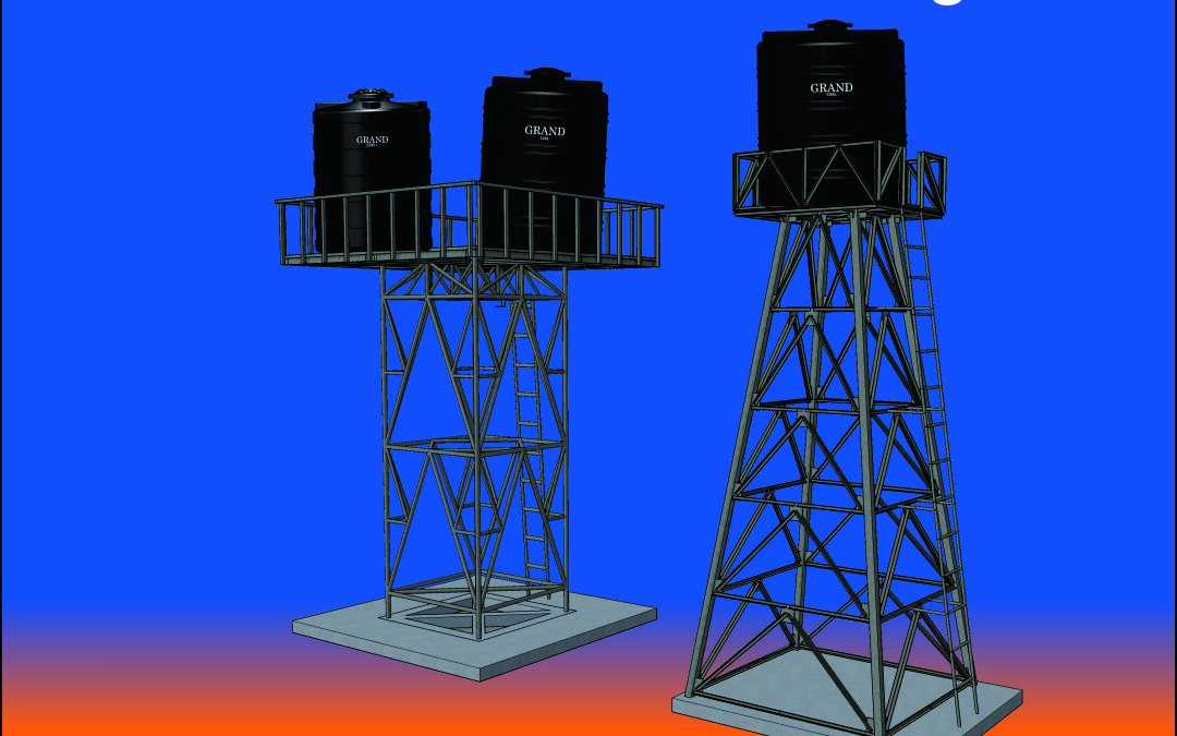 Cara Membuat Menara  Tower Tangki Air  Tandon Yang Kokoh