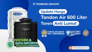 Update Harga Tandon air 600 Liter Toren Anti Lumut