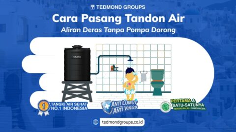 Cara Pasang Tandon Air, Aliran Deras Tanpa Pompa Dorong