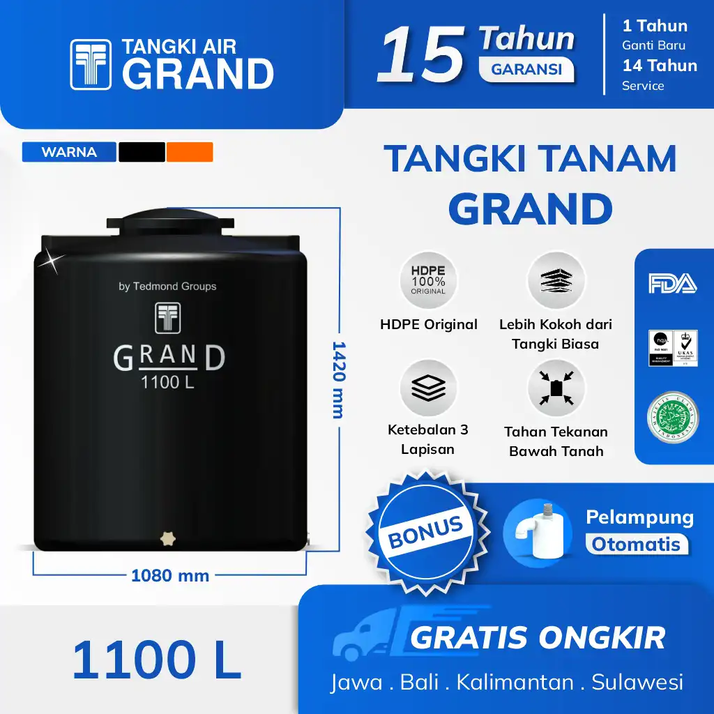 Tangki Tanam Grand Liter Produsen Tangki Air