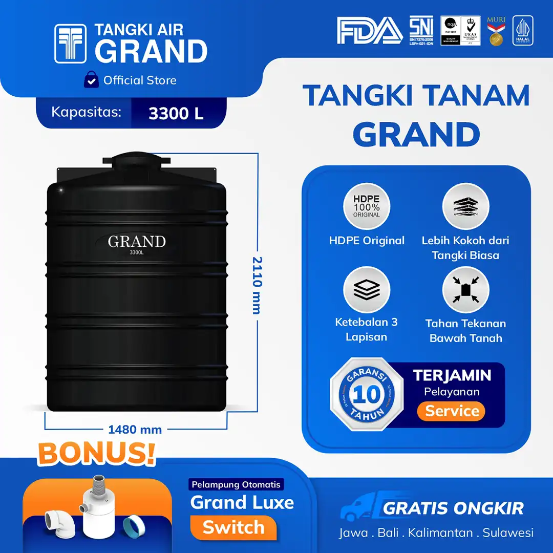 Tangki Tanam Grand Liter Produsen Tangki Air