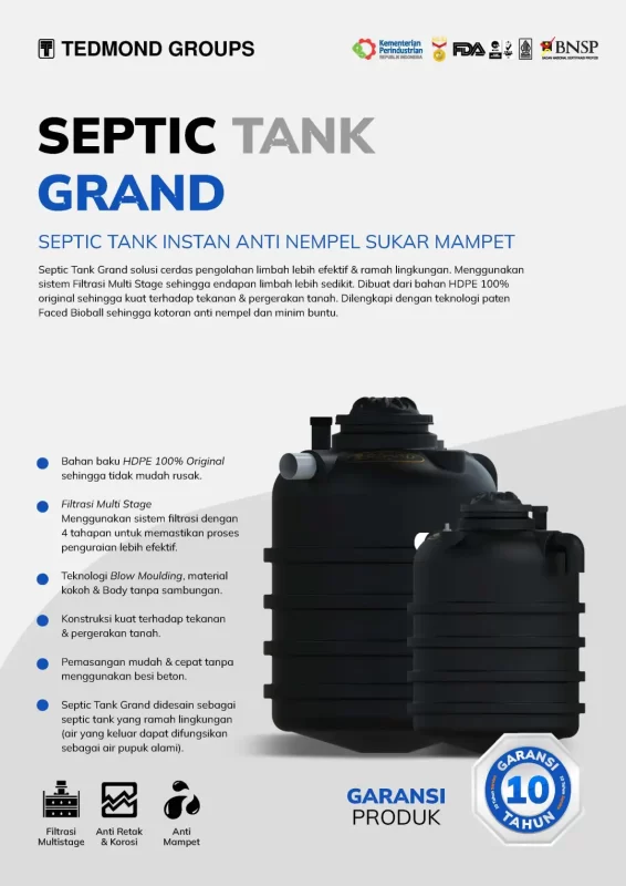 Keunggulan Septic Tank Grand