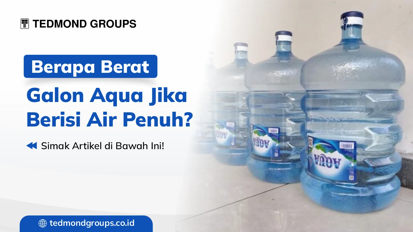 Berapa berat galon aqua jika berisi air penuh