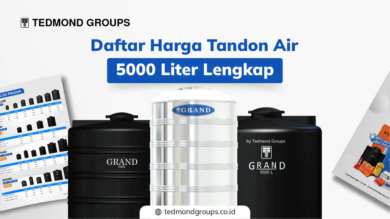 Daftar Harga Tandon Air 5000 Liter Lengkap