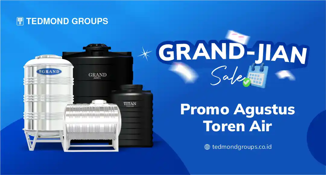 GRAND-JIAN SALE! Promo Agustus Tandon Tangki Toren Air