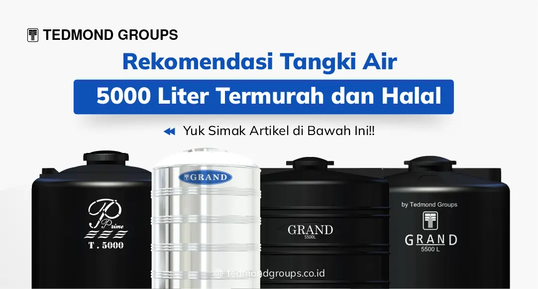 Tangki Tandon Toren Air 5000 Liter Termurah Dan Halal