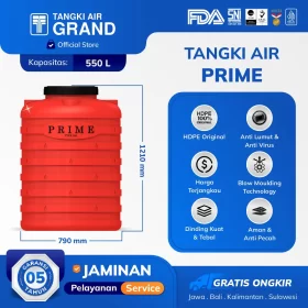TANDON TANGKI TOREN PRIME ORANGE 550 LITER