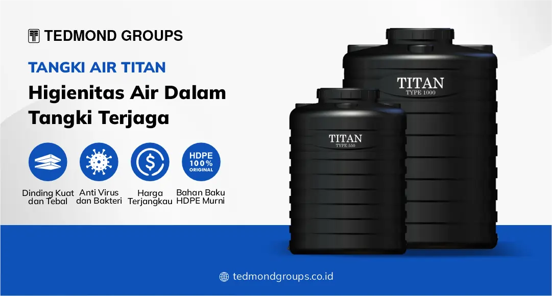 Tandon Tangki Toren Air Titan
