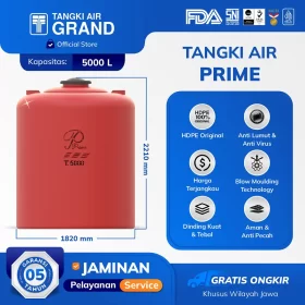 Tangki Toren Tandon Air Prime 5000 Liter