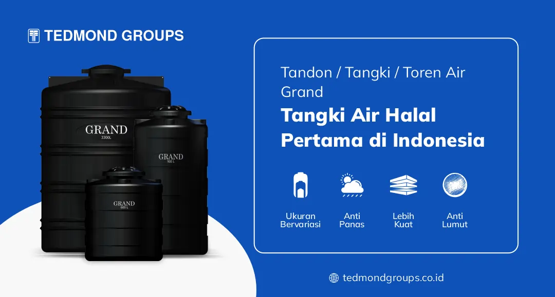 Tandon Tangki Toren Air Grand Luxe dengan otomatis tandon air