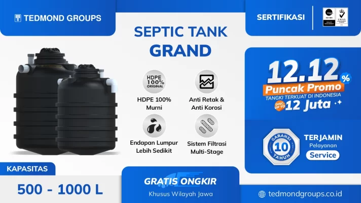 Puncak Promo Septic Tank Merk Grand