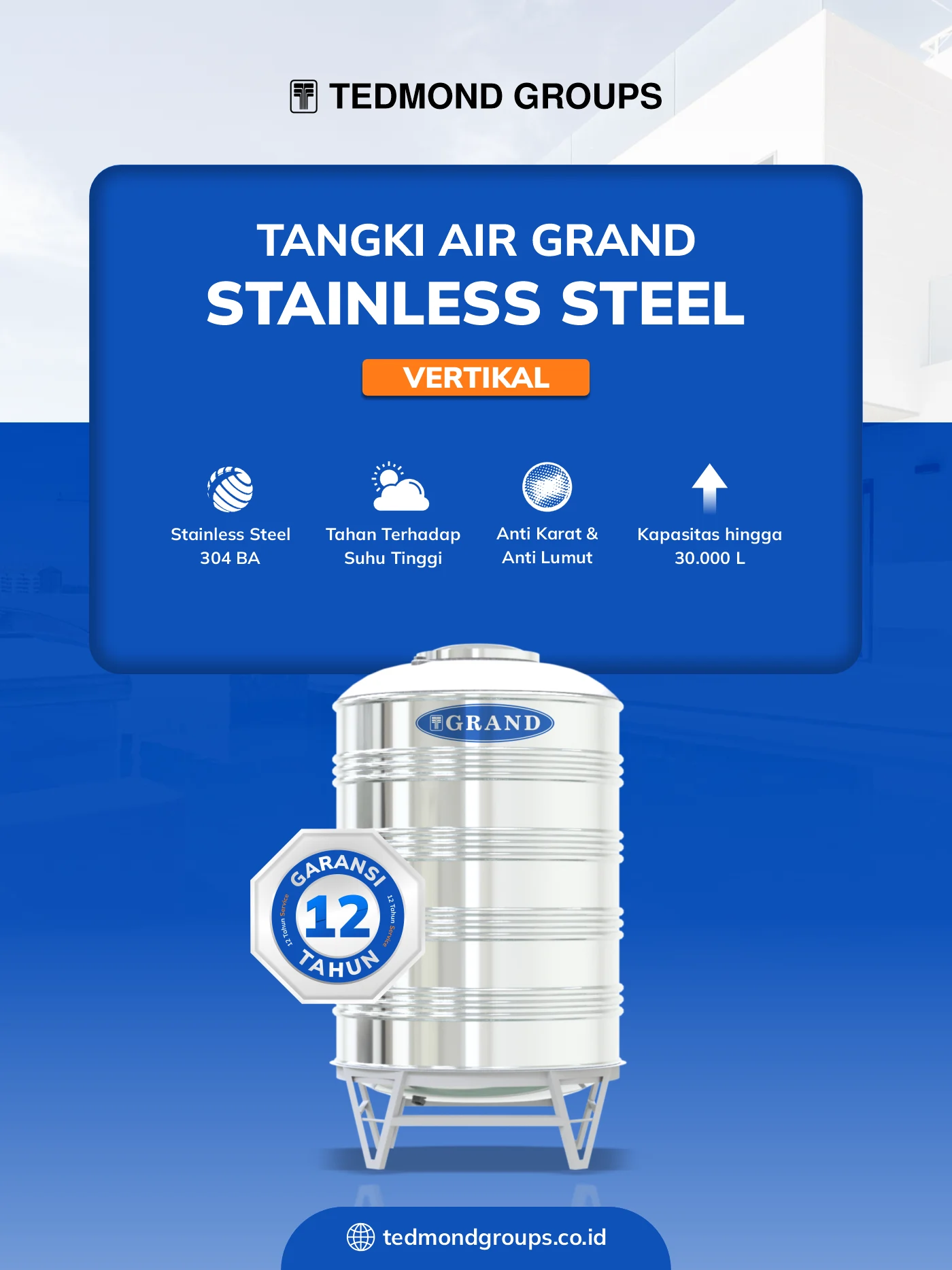 Keunggulan dan harga toren air 500 liter stainlesss