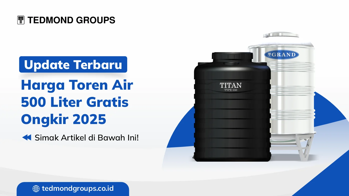 Update terbaru harga toren air 500 liter gratis ongkir