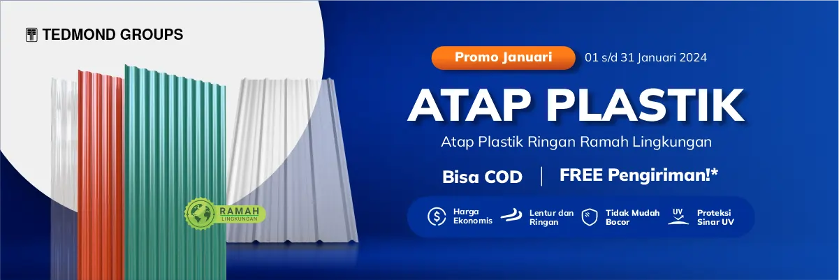 Promo Diskon Atap Plastik PET PP Januari 2024